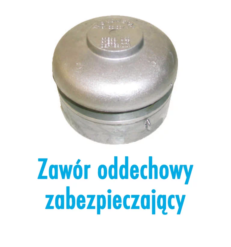 Zawór oddechowy zabezpieczający