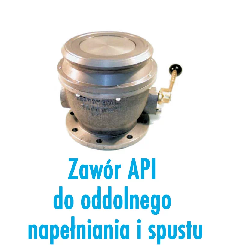 Zawór API do oddolnego napełniania i spustu