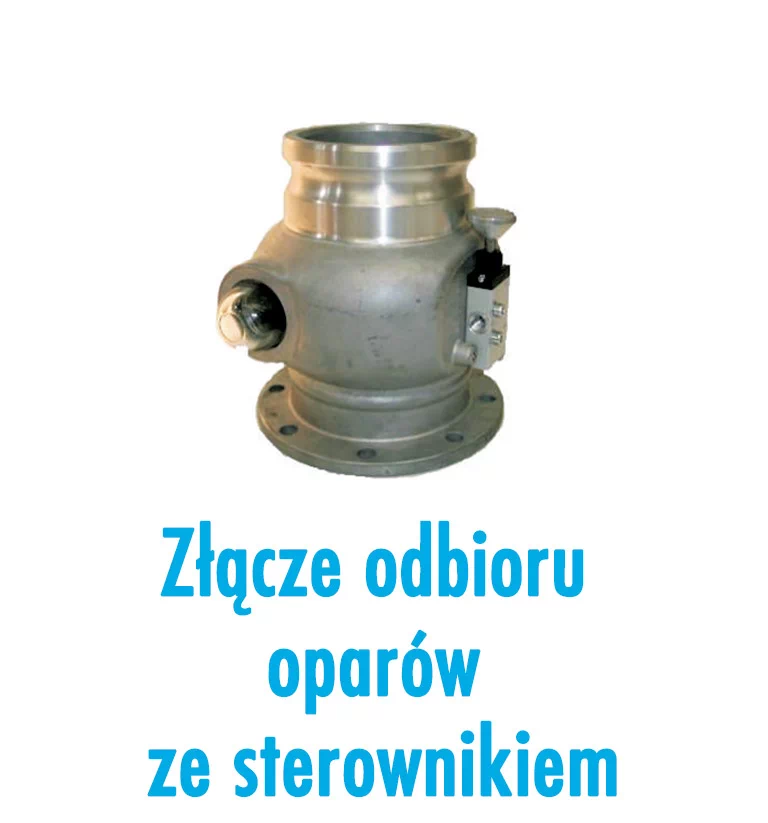 Złącze odbioru oparów ze sterownikiem