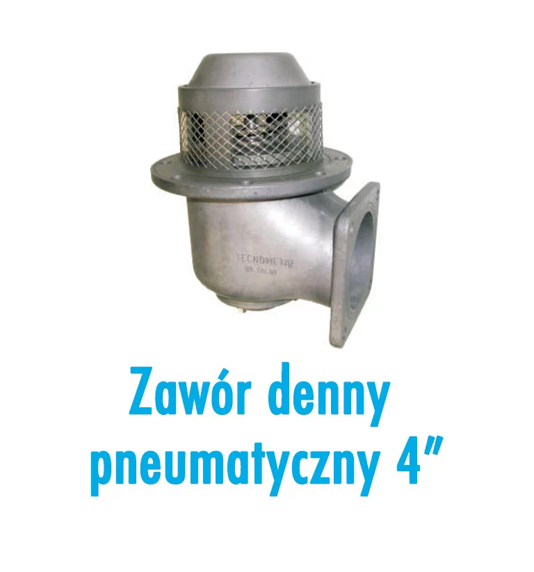 Zawór denny pneumatyczny 4"