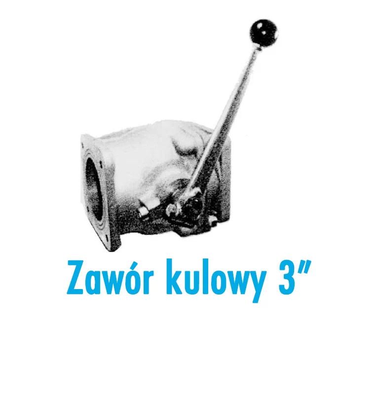 Zawór kulowy 3"